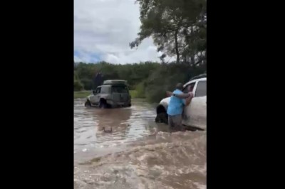 Uśmiech szybko zszedł mu z twarzy, czyli popis jazdy na offroadzie