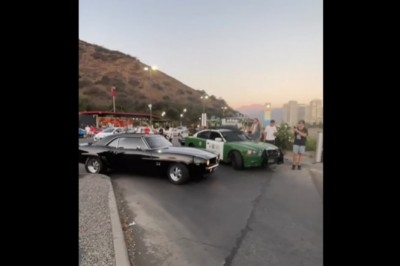 Chciał się popisać przy policjantach. Szybko tego pożałował