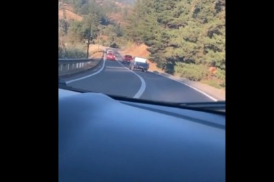 Filmowali podejrzane auto. Nie spodziewali się takiego finału