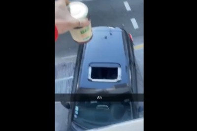 Chciała zrobić żart, a zniszczyła zaparkowane auto