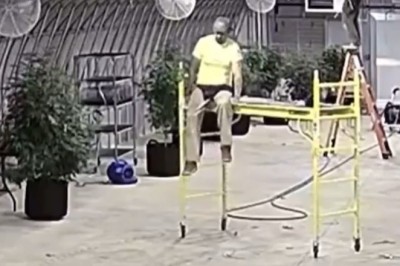 Kumpel z pracy, który nie ogarnia jak zejść z rusztowania