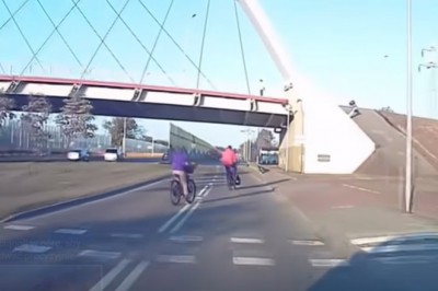 „Ścieżka rowerowa palancie!” Rowerzyści kontra kierowca