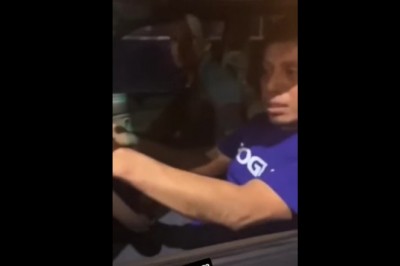 Nie chciał czekać na policję, więc skasował auto