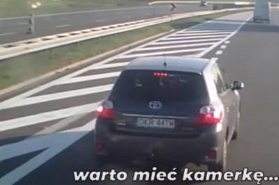 Ciężarówką zajechał drogę na zwężeniu. Czyli szeryf w akcji?