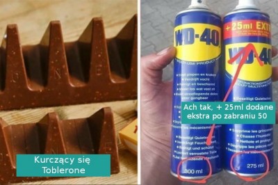 16 produktów, które producenci zmniejszyli i ciągle sprzedają w pełnej cenie