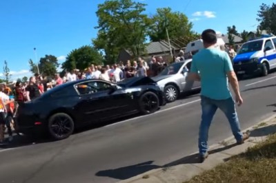 Rozbił Forda Mustanga podczas pokazu w Tomaszowie Mazowieckim