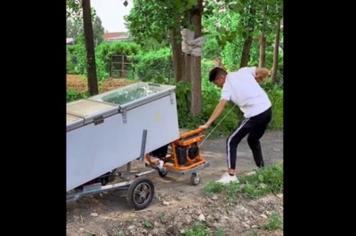 Kiedy nie masz auta z klimatyzacją, ale masz dość upałów