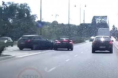 Czy tak wygląda stłuczka w celu wymuszenia odszkodowania?