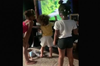 Rodzic, który zaserwował dzieciakom ogromnego stracha