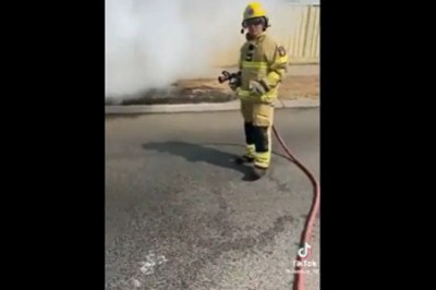 Strażacy kontra tiktoker, który nie chciał odejść