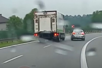 Pijany i pod wpływem substancji odurzających taranuje ciężarówkę