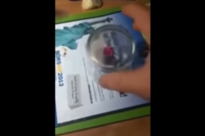 Przykrył odpaloną petardę szklanką. Chciał sprawdzić co się stanie