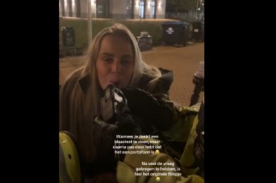 Dziewczyna była tak wstawiona, że nie ogarnęła co zrobił policjant