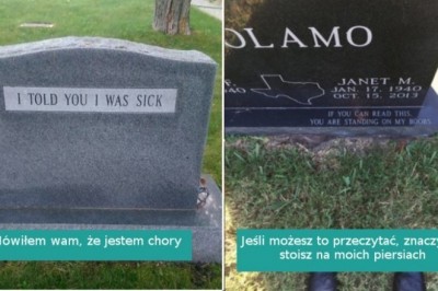 14 sentencji na nagrobkach, które pokazują, że zmarli również mają poczucie humoru