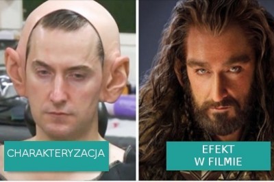 17 fotografii ukazujących magię filmowej charakteryzacji w największych hitach