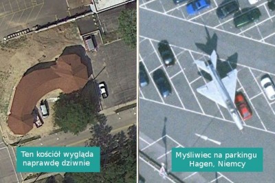 18 dziwacznych, tajemniczych i zabawnych miejsc znalezionych w Google Earth