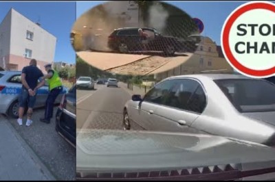 Konkretny dzwon kierowcy BMW który jechał pod wpływem alku