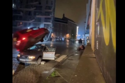 Efektowne zakończenie policyjnego pościgu, prawie jak w filmie