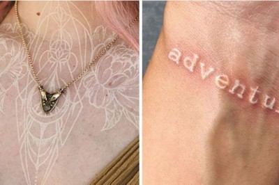 Te białe tatuaże przypominają starożytne runy. Niezwykłe ozdoby ciała