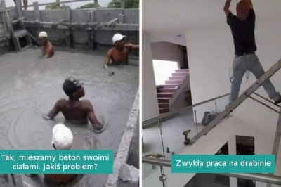 Przykłady osób które za nic mają przepisy bezpieczeństwa w pracy