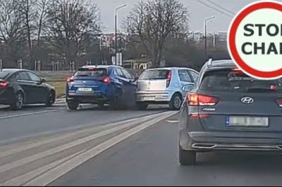 Pieszy który miał ogromnego farta vs kierowca