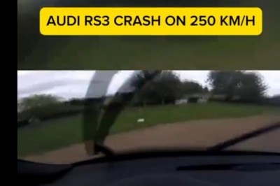 Koniec drogi przy 250 km/h Kierowca Audi musiał się zdziwić