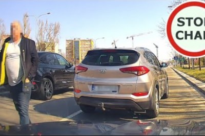 „Masz szczęście, że nie jestem na służbie” - straszenie na policjanta