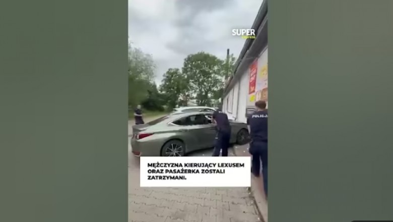 Padły strzały podczas interwencji pod sklepem. Policjant postrzelony [NAGRANIE]