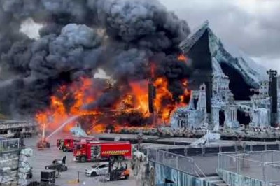 Spłonęła główna scena Tomorrowland tuż przed rozpoczęsciem festiwalu w Belgii