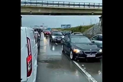 A4: Kierowcy totalnie odklejeni – jechali pod prąd korytarzem życia!