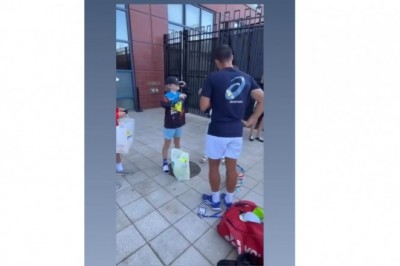 Skandal na US Open i wzruszający finał. Kamil Majchrzak odnalazł chłopca i podarował mu czapkę