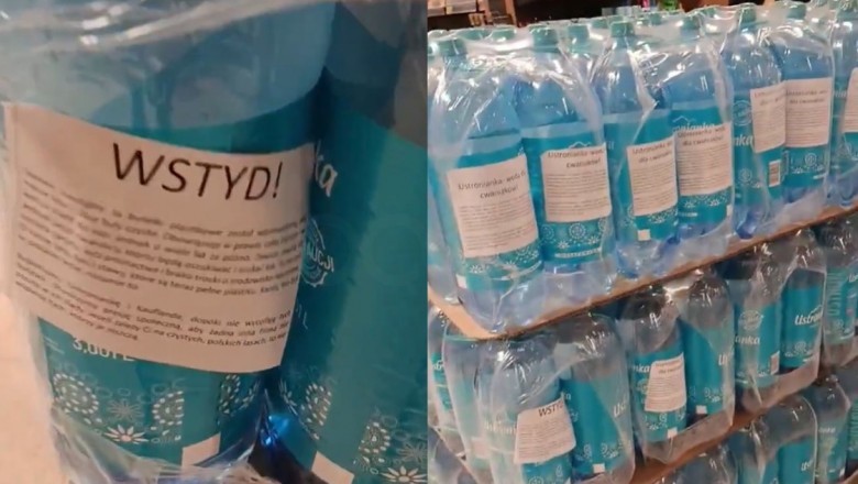 Radny Krakowa pochwalił się jak niszczy butelki Ustronianki w Kauflandzie