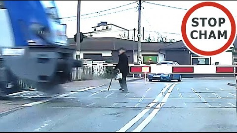 Staruszek oszukał przeznaczenie. Opublikowano nagranie z przejazdu w Duczkach