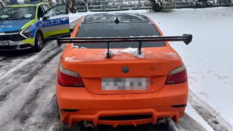 Mistrz kamuflażu w BMW wpadł, bo miał przepaloną żarówkę
