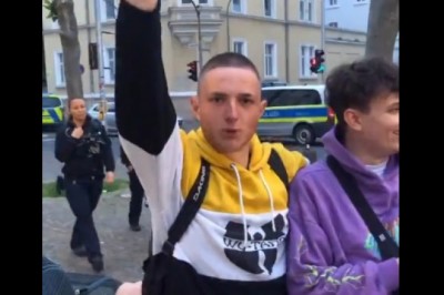 „Je@ać policję” Młody kozak wyzywał policję i bardzo szybko zmiękła mu rura