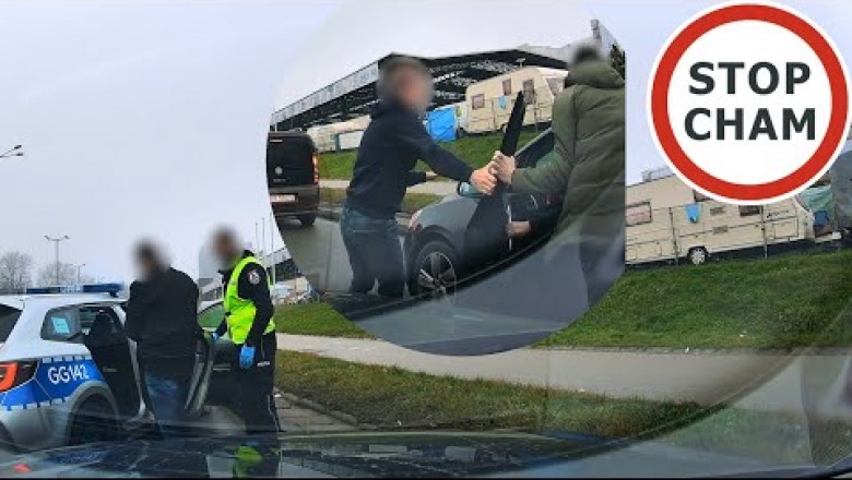 Bohaterska postawa kierowców. Nagranie z obywatelskiego zatrzymania pijanego kierowcy w Krakowie