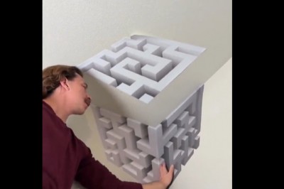 Patrzysz i nie wierzysz w to co widzisz. Naklejka na ścianę która totalnie Cię zaskoczy