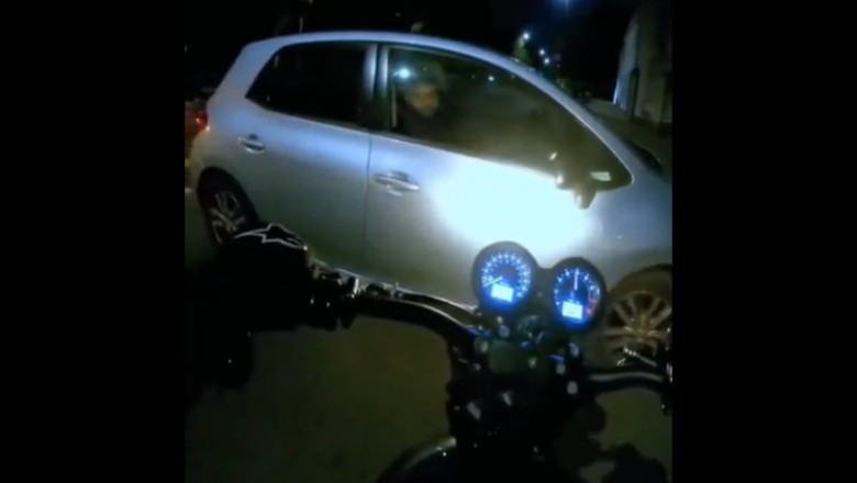 Kiedy jedziesz motorem i trafiasz na złośliwego dzbana w aucie