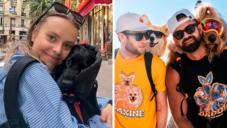 Te zdjęcia udowadniają, że podróż z psem w plecaku to najlepszy rodzaj podróży