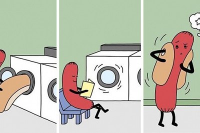 Stworzył zabawne komiksy o Hot Dogach, pokazując ich ukryte życie