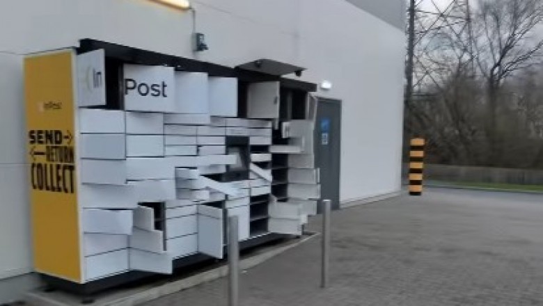 Na nagraniu pożalił się jak wyglądał paczkomat w UK kiedy chciał odebrać torbę za 1000zł