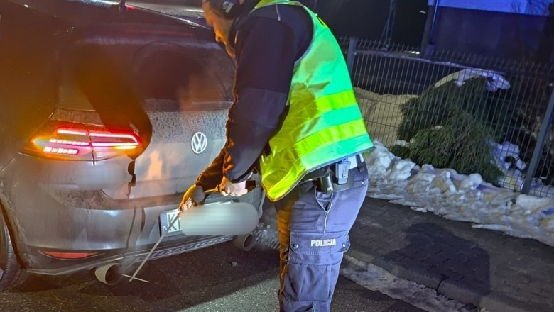 Najpierw go usłyszeli później zobaczyli. 21-latek ukarany 4 tys. mandatu za swojego VW