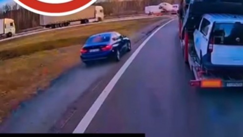 „GTA” polskiej policji w nieoznakowanym. Kierowca cieszy się, że były nagrania