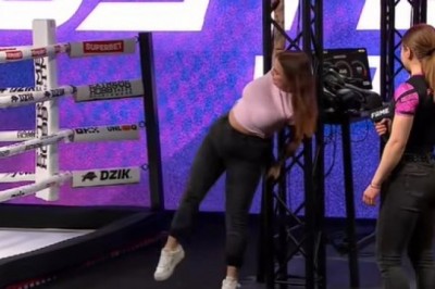 Nikita chciała pokazać jak się robi flagę. Internauci zastanawiają się co to było