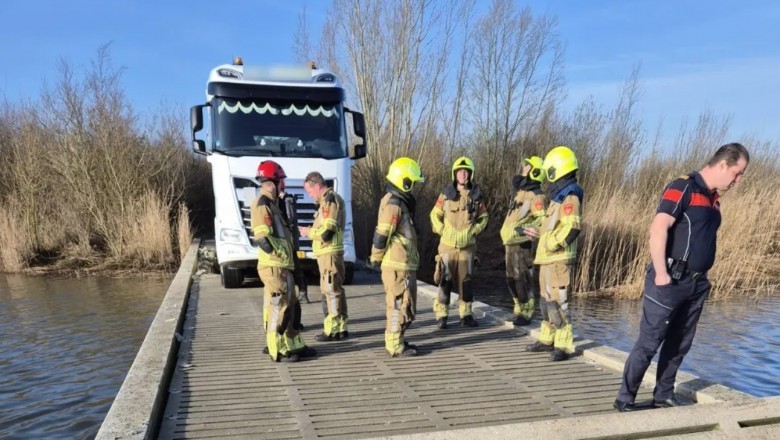 TIRem wjechał w takie miejsce, że nawet straż nie była w stanie mu pomóc. Nawigacja go prowadziła