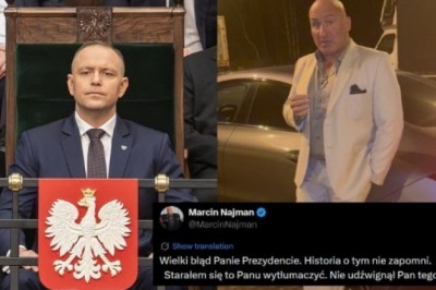 Marcin Najman ostro o decyzji prezydenta. Jest oburzony za weto w sprawie SAFE