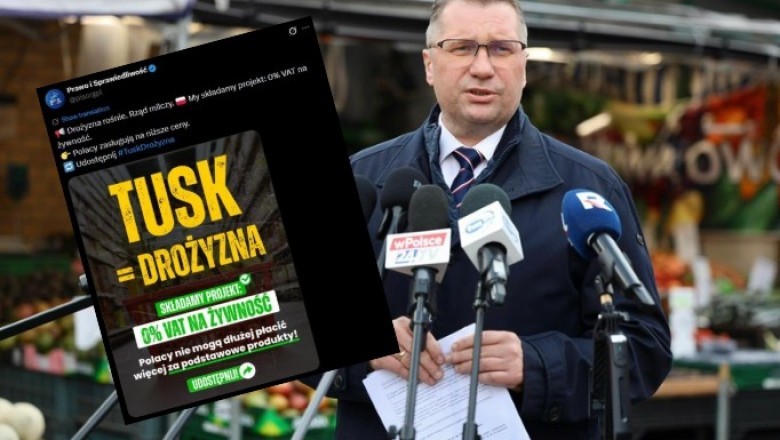 VAT na żywność 0? PiS przedstawiło projekt ustawy obniżający VAT