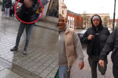 Policja zatrzymała Ukraińca który groził ekipie Książula nożem. Jest wniosek o wydalenie z kraju