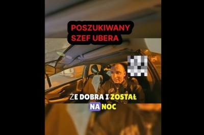 Poszukiwany "Szef Ubera". Poszedł do klientki na herbatę, został na noc, a potem zniknął