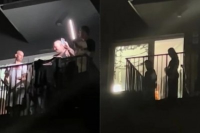 Głośne podziękowania pod balkonem. Tak wyglądało zakończenie akcji Łatwoganga